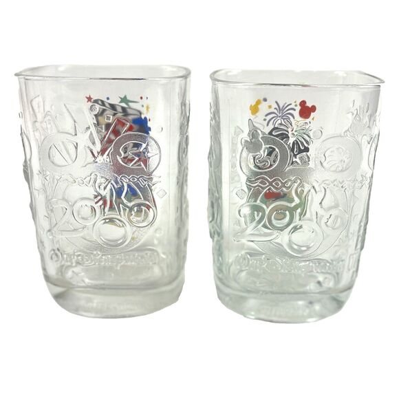 VTG McDonalds Mickey Mouse glasses Walt Disney World Millenium Celebration 2000 - Picture 12 of 12